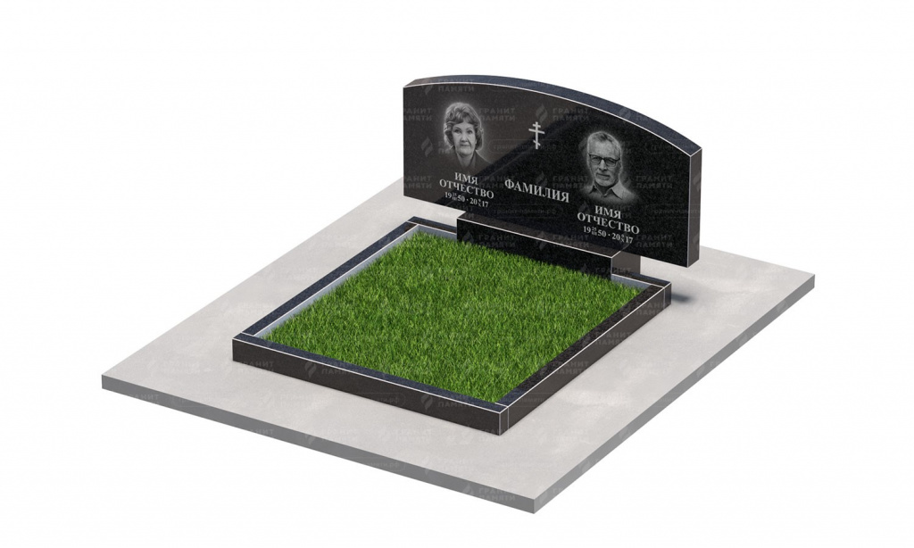 двойной памятник для родителей